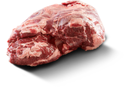 Achterbout zonder been voor braadstuk, rollade, ham, satévlees of als mager stoofvlees